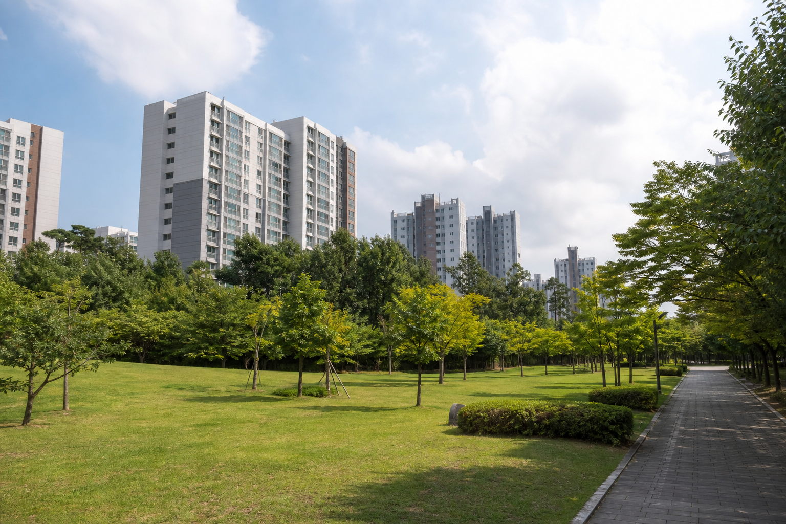 군포 산본 주거 전경