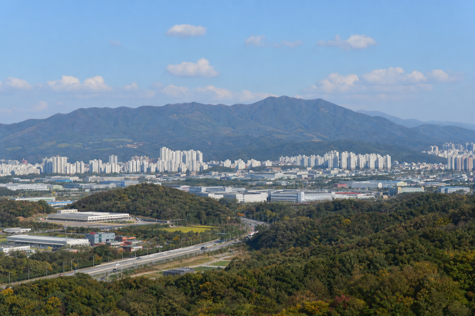 경기광주 산자락 주거 전경